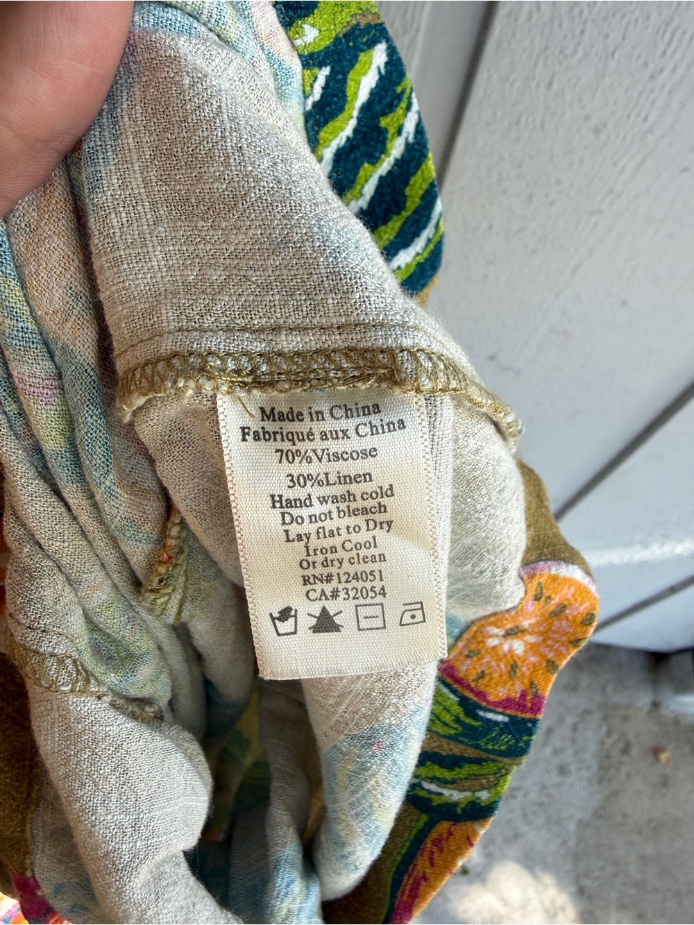 The Odells Strapless Isla Tropical halter Jumpsuit size Medium Linen blend - Picture 10 of 16